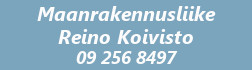 Maanrakennusliike Reino Koivisto logo